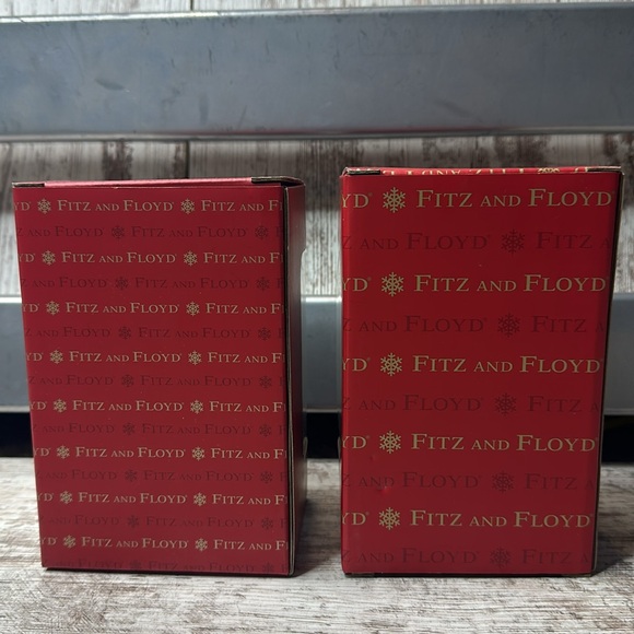 FITZ AND FLOYD Forest Frost & Holiday Home Dated Bells